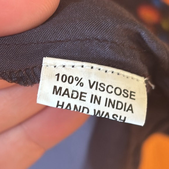 Kareena's Bright Floral Embroidery Top Pompoms Clowncore Women's Small - Picture 8 of 8